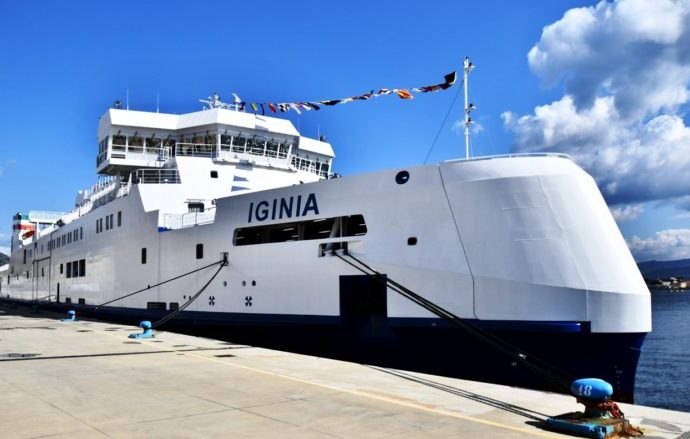 Stretto di Messina: inaugurata la nave ibrida ‘Iginia’ della flotta di Rfi