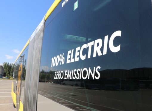 Perugia: Busitalia, primo test su strada di un bus elettrico di 18 metri