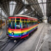 Milano: ATM, un tram arcobaleno per le vie della città