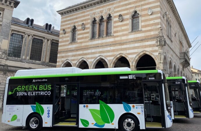 Udine: Arriva, presentati i nuovi bus urbani 100% elettrici