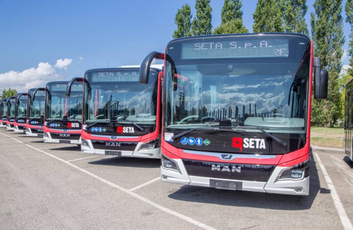 Reggio Emilia: Seta immette in servizio altri 21 nuovi bus a metano Mild Hybrid di ultima generazione