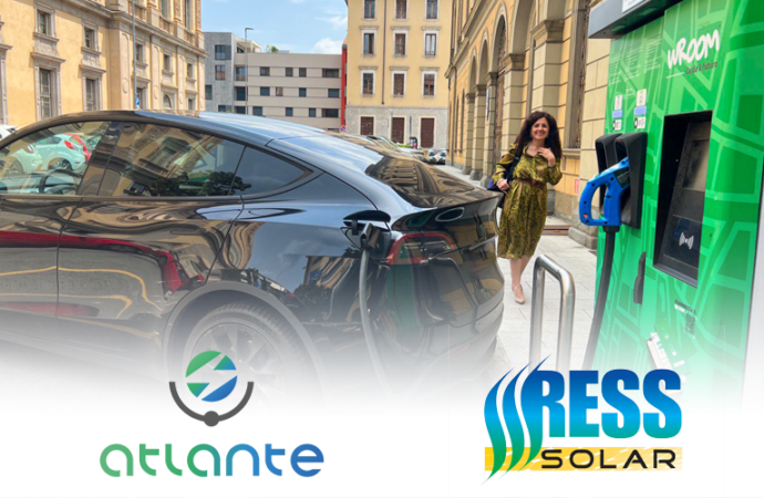 Atlante acquisisce il network Ressolar per la ricarica di veicoli elettrici
