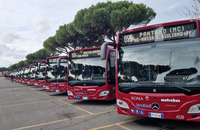 Roma: presentrati 40 nuovi autobus dalla società Autoservizi Troiani per l’area Est di Roma
