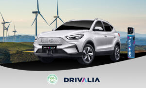 La ricarica elettrica di Drivalia proviene al 100%  da fonti rinnovabili