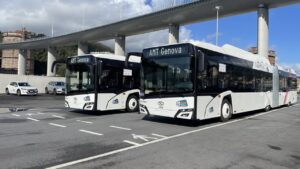 Genova: AMT, in servizio i primi due filobus elettrici