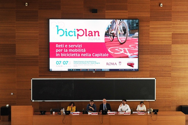 Roma: presentato il biciplan di Roma Capitale