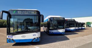 Cagliari: CTM presenta i nuovi autobus elettrici Solaris Urbino 18E e Otokar e-KENT C