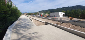 Bergamo: TEB Linea T2 Bergamo – Villa d’Almè, proseguono i lavori di posa dei binari