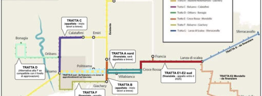 Palermo: Tram, via libera al bando di gara per le nuove linee periferiche