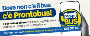 Modena: aMo, Boom di prenotazioni per il Prontobus Modena sud con la nuova app