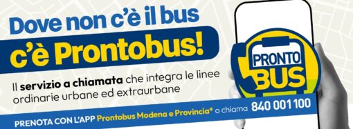 Modena: aMo, Boom di prenotazioni per il Prontobus Modena sud con la nuova app