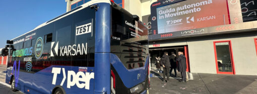 Tper e Karsan, prove di guida autonoma all’autodromo di Imola