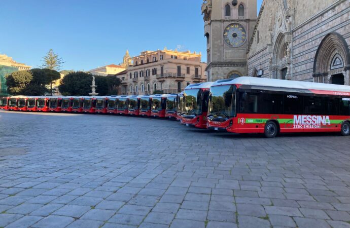 Messina: ATM, presentati 29 autobus elettrici