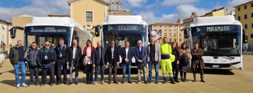 Livorno: presentati tre nuovi bus elettrici